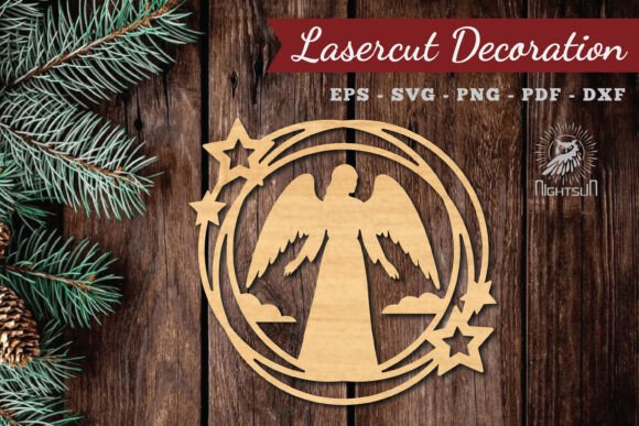 Angel Mom Lasercut Decoration SVG 3 Review for Real Projects
