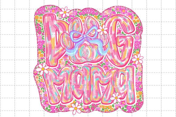 Dog Mama Png – A Preppy Graphic Design Asset for T-Shirt Designs & Content Publishing