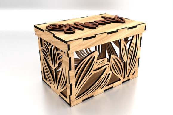 Elegant Laser-Cut Gift Box Design for Mother’s Day Branding