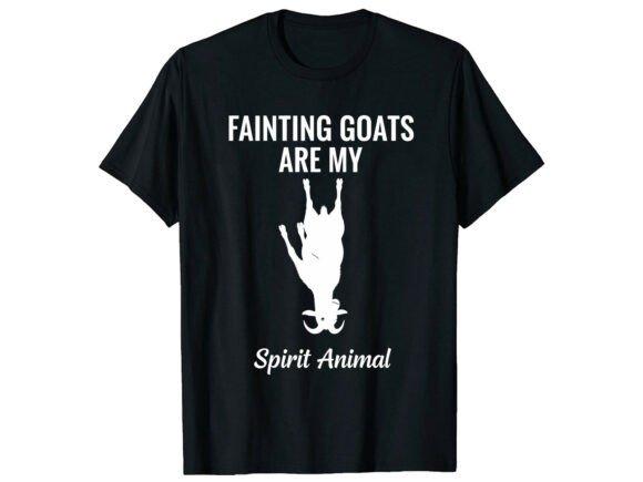 Fainting Goats Are My Animal T-Shirt – A Graphic Design Asset for Creative Sellers