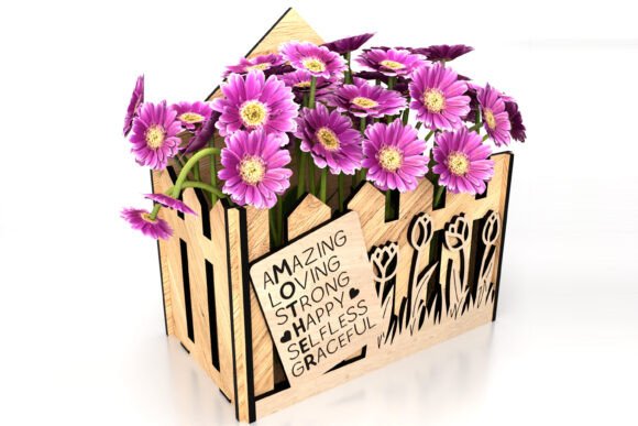 Flower Basket for Mom: A Laser-Cut Design for Mother’s Day Crafting