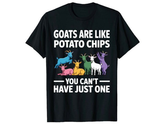 Funny Goat Lover T-Shirt Design – A Playful Graphic for Creative Branding