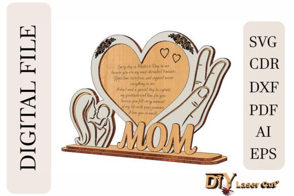 Mother’s Day Heart Gift Laser Cut Review