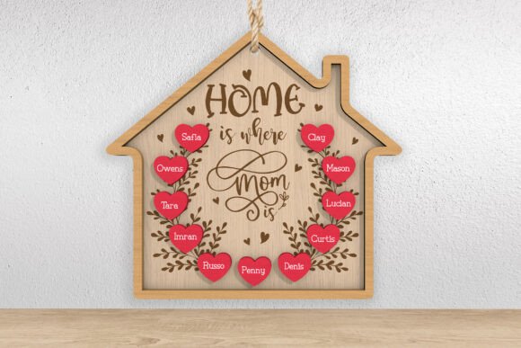 Personalized Laser Cut Heart Names for Signs and Branding