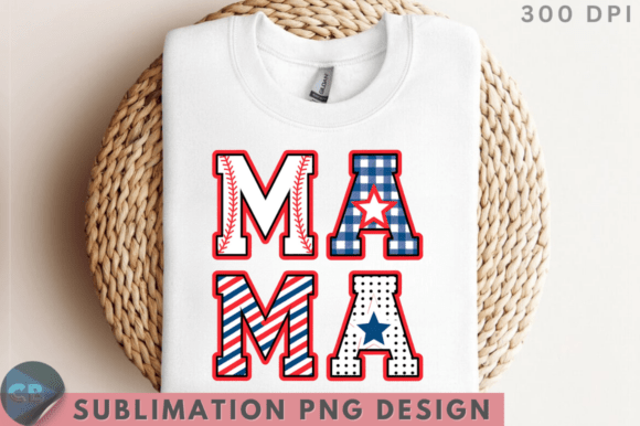 Retro Baseball Mama PNG Design: A Versatile Graphic for Creative Projects