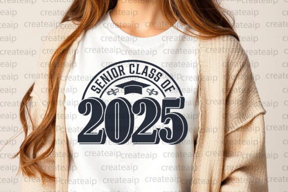 Senior 2025 Graphics for T-Shirt Designs and Branding