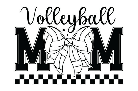 Volleyball Mom SVG PNG, Volleyball Svg Graphics and T-Shirt Designs