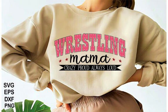 Wrestling Mama PNG – A Unique Graphic for T-Shirt Designs and More